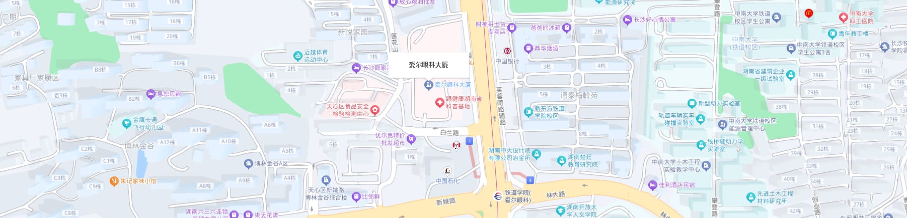 爱尔数字眼科研究所位置地图